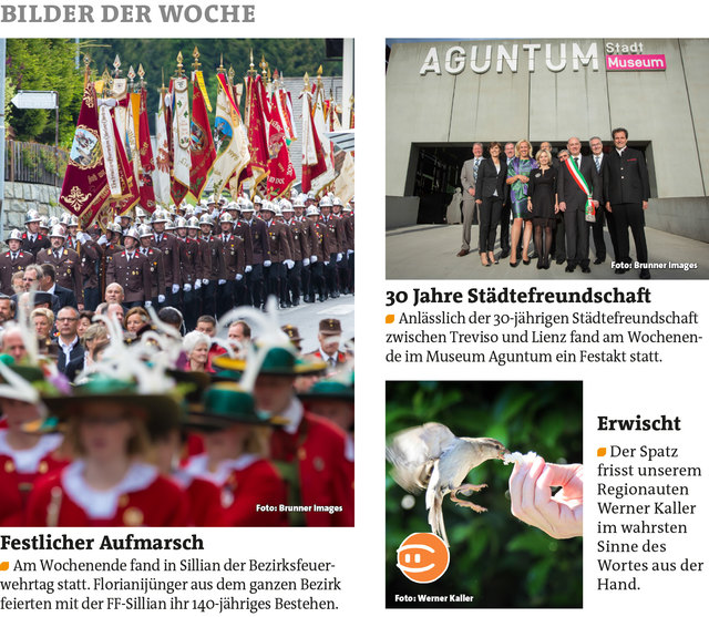 Bezirksblätter Osttirol KW21 Link zum Beitrag von Werner Kaller: http://www.meinbezirk.at/950924