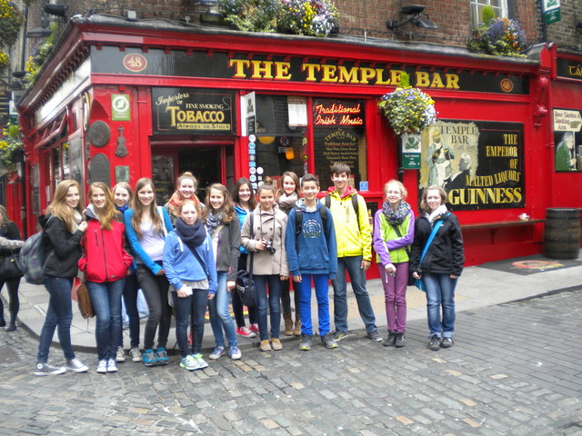 Auf Erkundungstour in Dublin, Nizza und Rom: Schüler des Stiftsgymnasiums. | Foto: KK