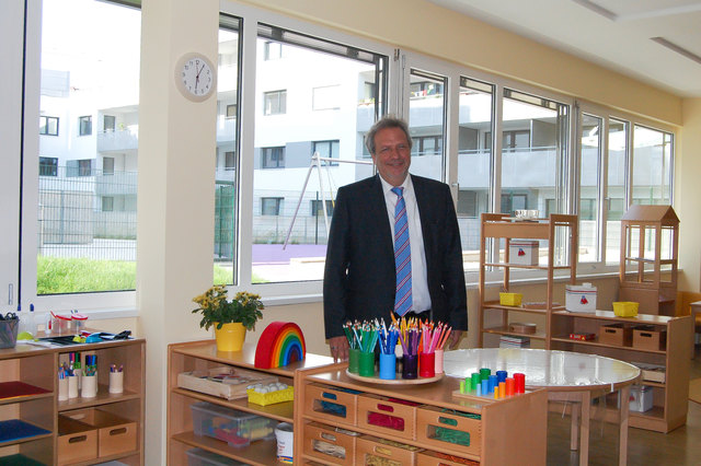 Service: Das Grätzel Breitensee ist jetzt um einen Kindergarten reicher.