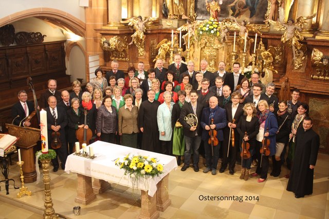 Der Kirchenchor und das Orchester der Pfarre Steinakirchen am Forst. | Foto: Kaltenbrunner