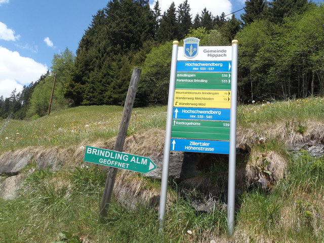 Mountainbiketour zur Brindlingalm