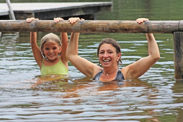 Baden im Holzöstersee | Foto: Seelentium