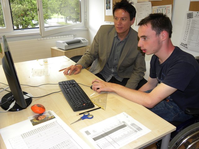 Reinhold Krigovszky (li) übernimmt die Leitung des Job Trainings des AufBauWerks in Bad Häring. | Foto: AufBauWerk