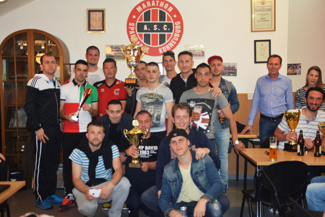 Große Freude bei den Gewinnern des 8. Cleaner Cups im Rattenfängerstadion Korneuburg. | Foto: privat