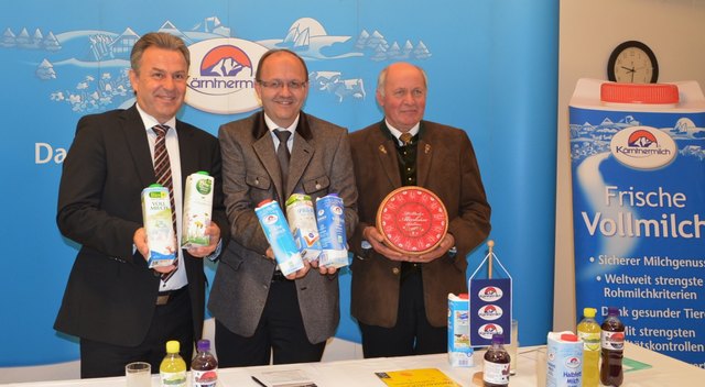 Zufrieden: Wolfgang Kavalar, Helmut Petschar und Josef Wielscher (v.li.) | Foto: Thun
