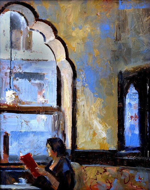 Tirolerhof, Andrew Judd, 2013, Öl/Leinwand, 30 x 24 cm.