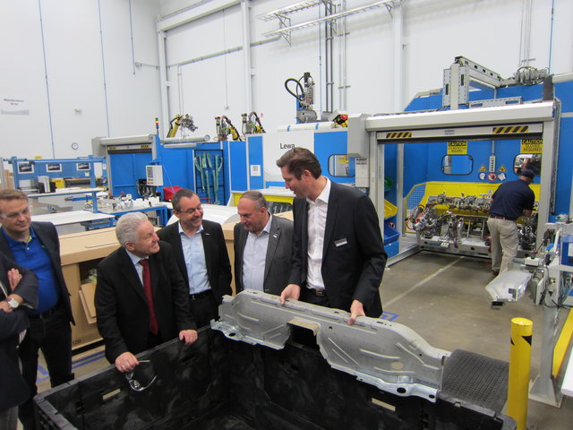 Die voestalpine erzeugt in Cartersville Strukturteile für die Karosserien von Mercedes, BMW und VW, die im Umkreis für den US-Markt produzieren. | Foto: Land OÖ/Kraml