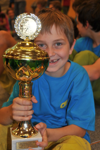 Ein glücklicher Gewinner: Gruber Luis aus Kuchl