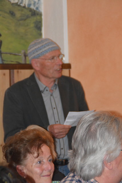 Freund Ossi Perktold sprach die Laudatio an diesem Abend.