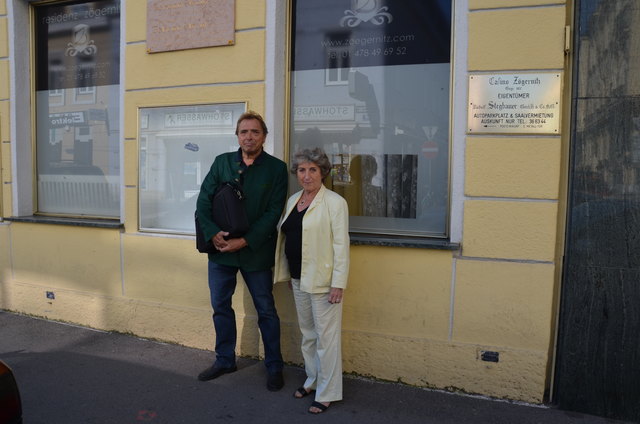 Rainer Balduin und Christine Dietrich wollen das Casino Zögernitz wieder als soziales Zentrum im Grätzel sehen.