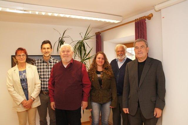 Rosemarie Rainer, Johann Deutschmann, Rudolf Rainer, Irene Kempin, Robert Denifl, Gottfried Kapferer (v.l.n.r.)