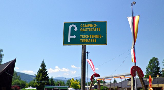 Wegweiser sind hier für "Neuankömmlinge" eine sehr wichtige Orientierungshilfe