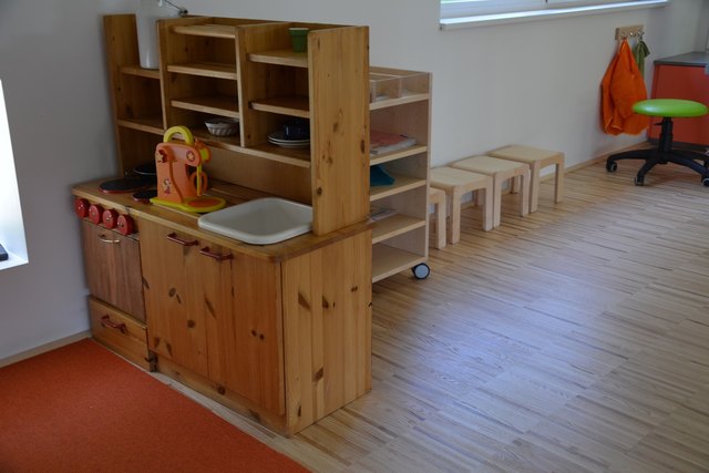 Für die Kinder der Krabbelstube wurde im "Mini-Format" eingerichtet.