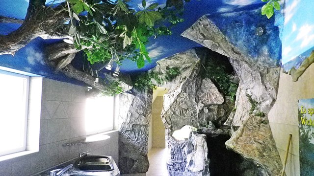 Sanitärausstattung, dieser Teilbereich wurde von Samuel gestaltet