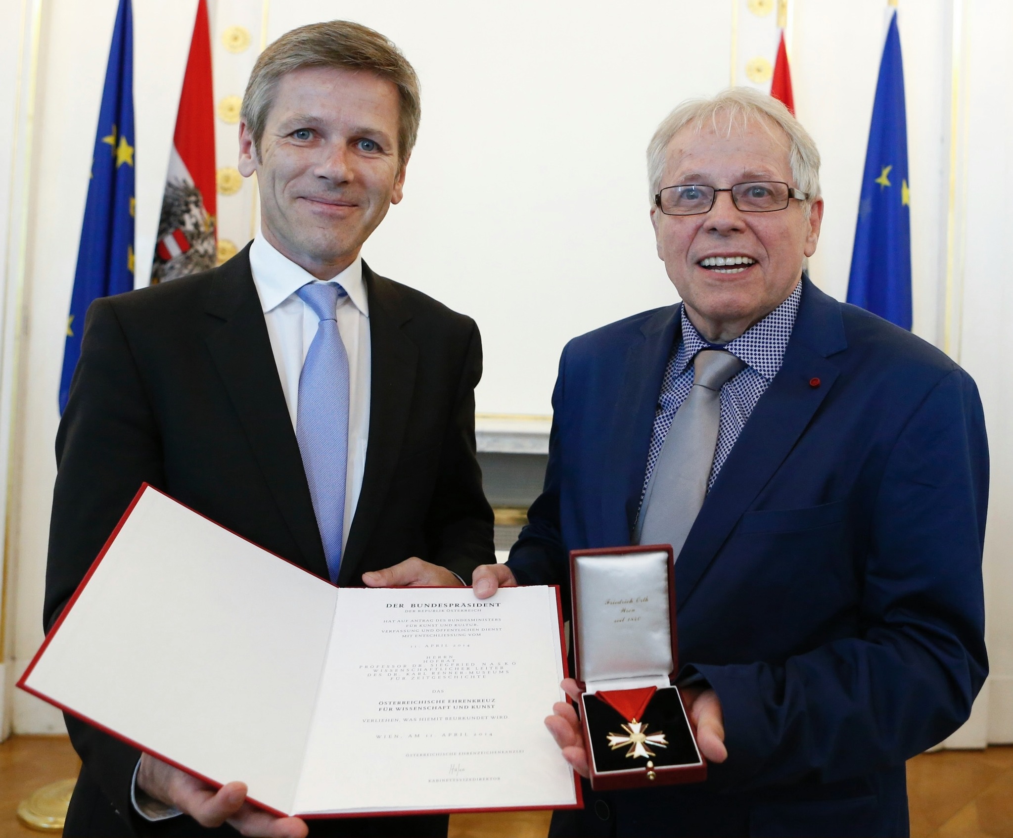 Siegfried Nasko Vom Bäckerlehrling zum Historiker Herzogenburg