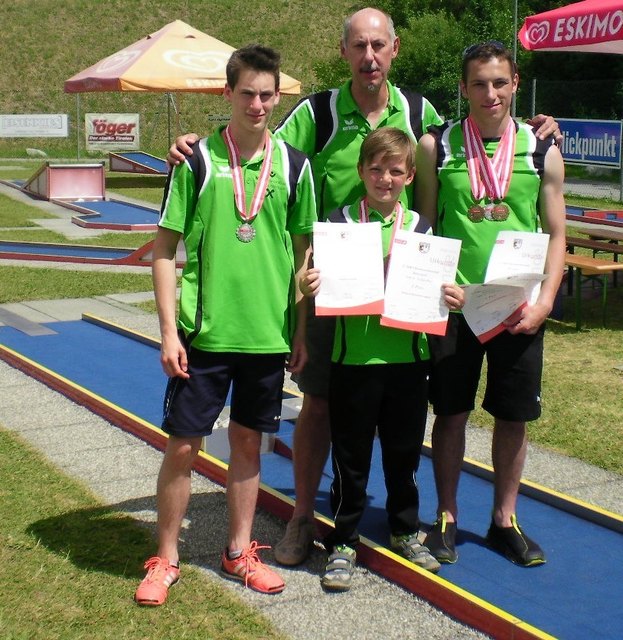 Erfolg für bei den Bundesmeisterschaften für Braunaus Minigolf-Nachwuchs. | Foto: Verein
