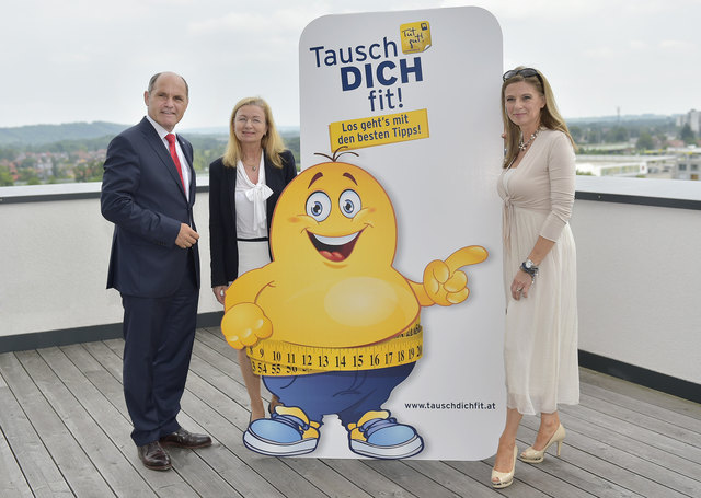Mag. Wolfgang Sobotka, Landeshauptmann-Stellvertreter, Gabriele Freynhofer, Landesschulärztin, Christa Kummer, ORF Wetter-Expertin, und Unterstützerin der Initiative, | Foto: NLK Burchhart