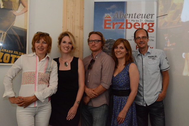 Kulturmacher: Gerhild Illmaier, Karin Talaber, Franz Lammer, Elisa Rosegger, Gerfried Tiffner (v.l.).