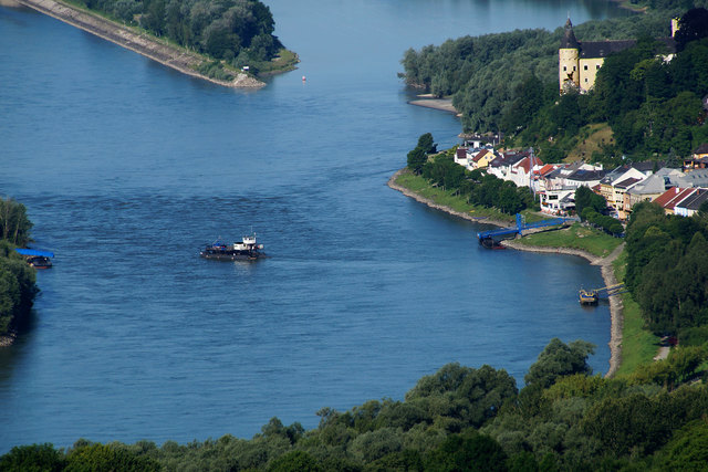 Diese Aufnahme von der blauen Donau hat Rudolf Hagenauer am Pfingstsamstag vom Guckerstein am Dürnberg gemacht. | Foto: Rudolf Hagenauer