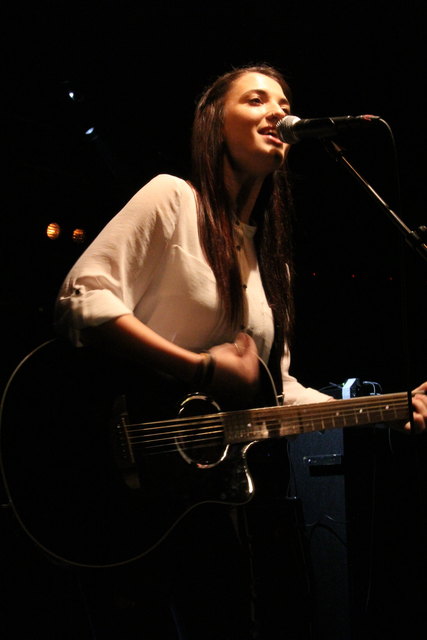Nadja Inzko beim Live-Finale des kaernten.pop.contest; Gewinnerin in der Kategorie U21 | Foto: WOCHE/Kompan