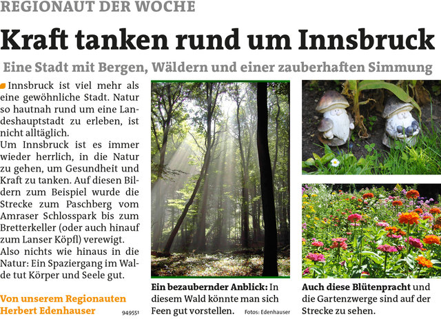 Stadtblatt Innsbruck KW22 - Herbert EdenhauserLink zum Beitrag: http://www.meinbezirk.at/958551