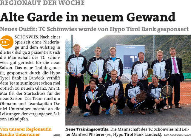 Bezirksblätter Landeck KW22 - Sandra UnterrainerLink zum Beitrag: http://www.meinbezirk.at/957123