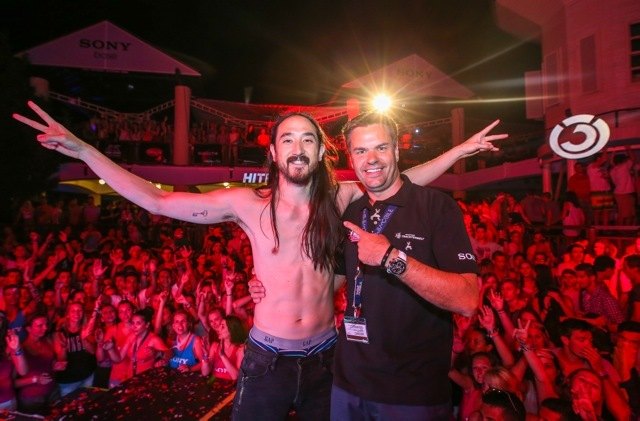 Star DJ Steve Aoki meets Mr. Summer Splash Didi Tunkel | Foto: Splashline