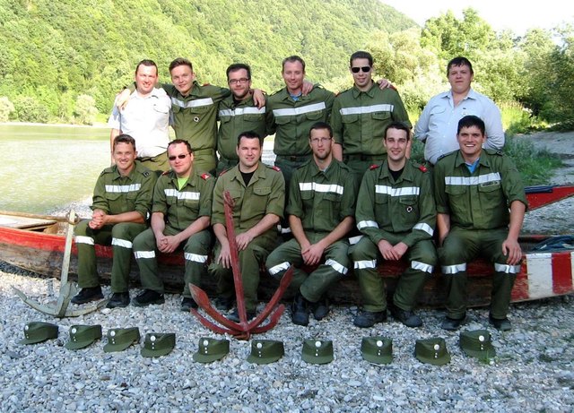 Die Wasserwehrbewerbsgruppe der FF Unterheuberg