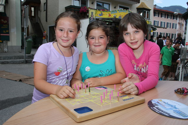 Das Spiel „Fuchs und Henne“ ließ Liberta, Luisa und Marlene nicht mehr los.