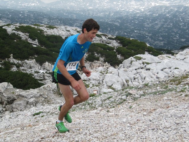 Foto Perstl/honorarfrei zur Veröffentlichung: Gesamtdritter und Salzkammergut-Regionssieger Andreas Engelbrecht (Team Sport Lichtenegger) aus Bad Goisern;