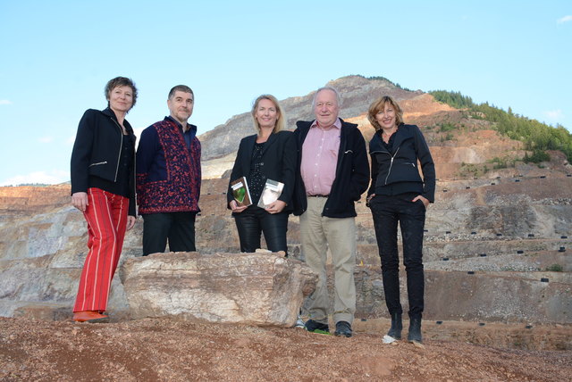 Kultur am Erzberg: Annette Giesriegl, Franz Schmuck, Claudia Rossbacher, Reinhard P. Gruber und Gerhild Illmaier (v.l.).