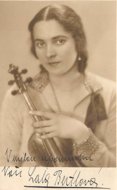 Lala Bertlova (Foto Privatbesitz Prof. Renate Spitzner)