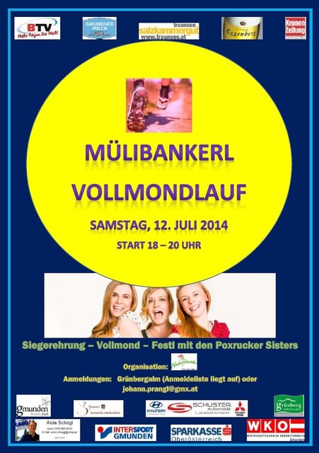 Mülibankerl - Vollmondlauf Samstag, 12. Juli 2014 ...