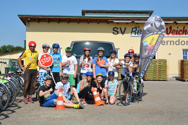 Die Easy Drivers Mobile Radfahrschule zu Gast in Oberndorf an der Melk.