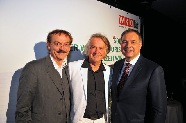 KommR Ing Josef Bitzinger, Metropol Chef Peter Hofbauer und WK Wien Chef DI Walter Ruck
