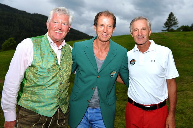 Engelbert Lainer-Wartenberg, Direktor Schloss Pichlarn, Klaus Lindenberger sowie Rudi Horn. | Foto: GEPA