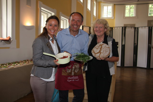 Alexandra Fankhauser, Leo Bauernberger und Roswitha Huber