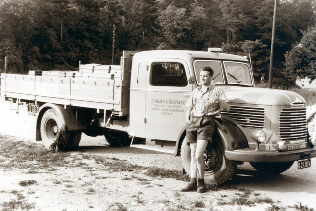 Vor 60 Jahren: Johann Hödlmayr begann im Jahr 1954 mit dem Transport von Lebendvieh nach Wien.
