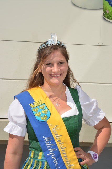 NÖs Milchprinzessin Birgit Winkler (19) aus dem Bezirk Hollabrunn.