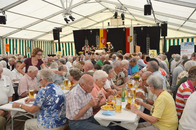 Gute Stimmung am Seniorentag