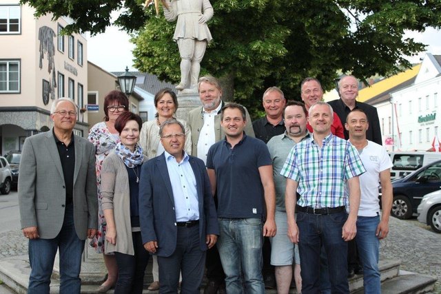 Die Lenkungsgruppe der Gemeindefusion