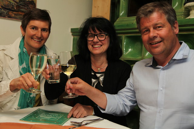 Nadja Kletzmair, Gisela Gabauer und Hartmann Leichtfried (v. l.).
