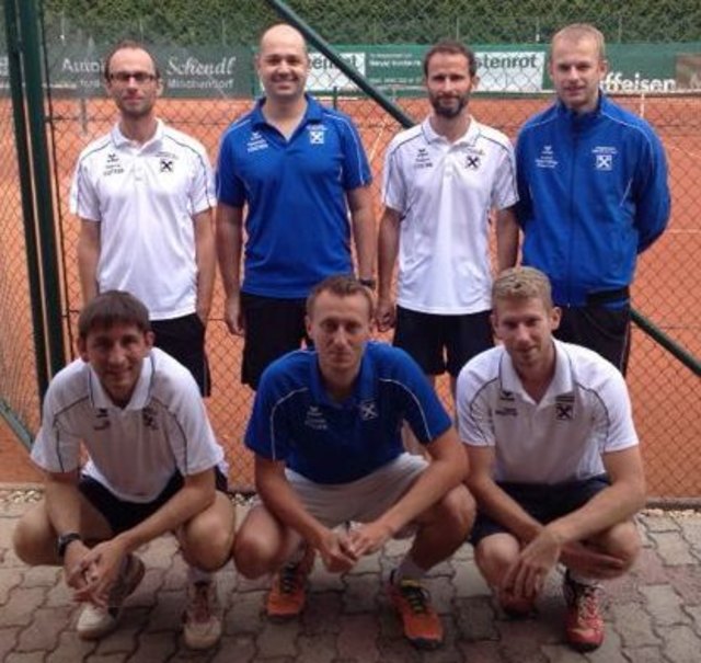 hinten stehend von links: Klaus PINT, Andreas GILLY, Armin PINT, Michael RUPP
vorne hockend von links: Thomas KOGLER, Wolfgang LANG, Oliver DEVECSERI