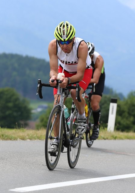 Josef Bichler auf der 180km langen Radstrecke rund um den Wörthersee | Foto: Josef Bichler