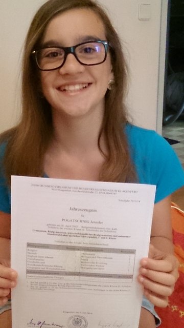 Jennifer Pogatschnig, 2. Klasse BG/BRG Lerchenfeld