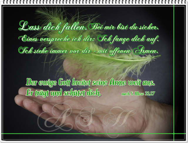 Lass dich fallen - 5. Mose 33,27