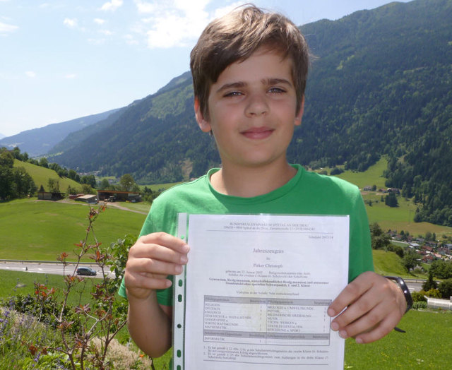 Christoph Pirker, Radenthein, BRG Spittal/Drau, Klasse 2c