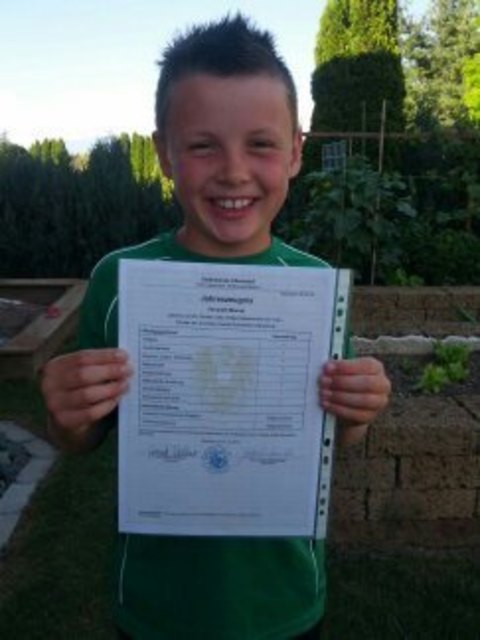 Marcel Hrowath, 2. Klasse Volksschule Eberndorf