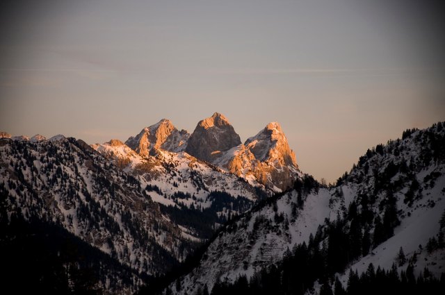 Köllespitz, Gimpel, Rote Flüh, die drei Wächterberge des Tannheimer Tals