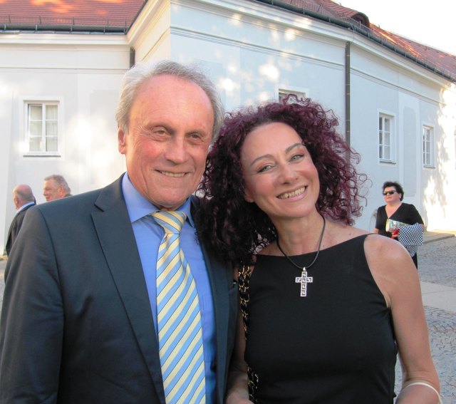 Da hatten sich zwei viel zu erzählen: Ex NR Peppi Höchtl und Mausi Lugner